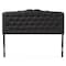 Baxton Studio Lucy Modern Dark Grey Queen Size Headboard 135-7277 - alternate 3